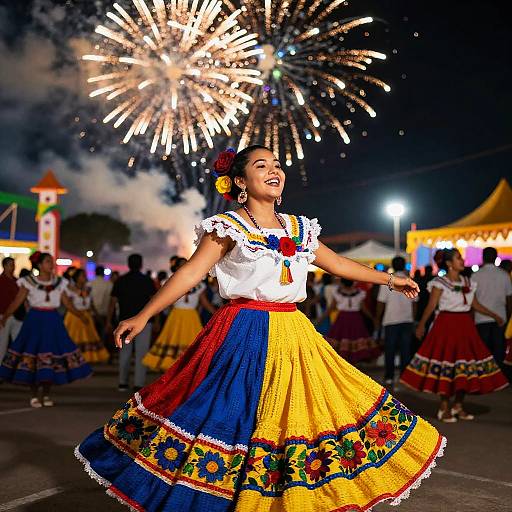 Lupe at Vibrant Festival Celebration