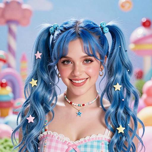 Melanie Martinez in Whimsical Candyland