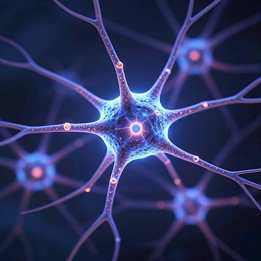 Surreal Neon Neural Network Art