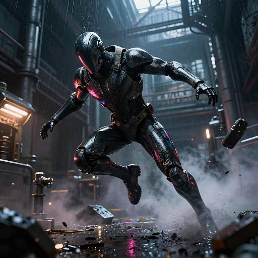 Stealthy Android Assassin Strike