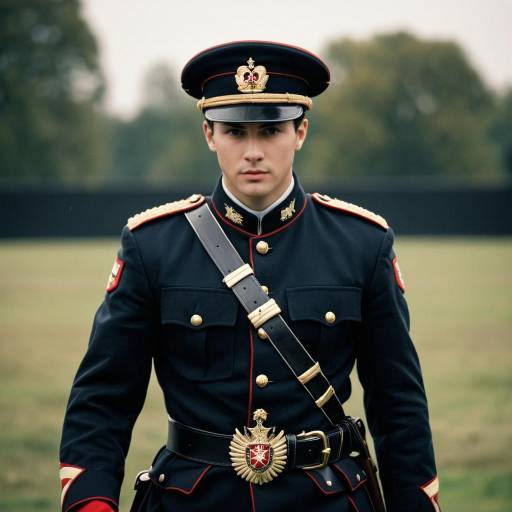 Male Soldier in Kings Costume Outdoors