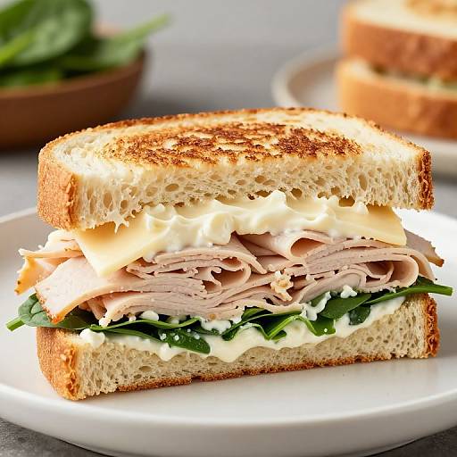 Delicious Layered Turkey Havarti Panini