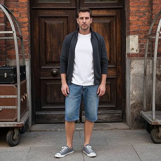 Man in Vintage Urban Outfit