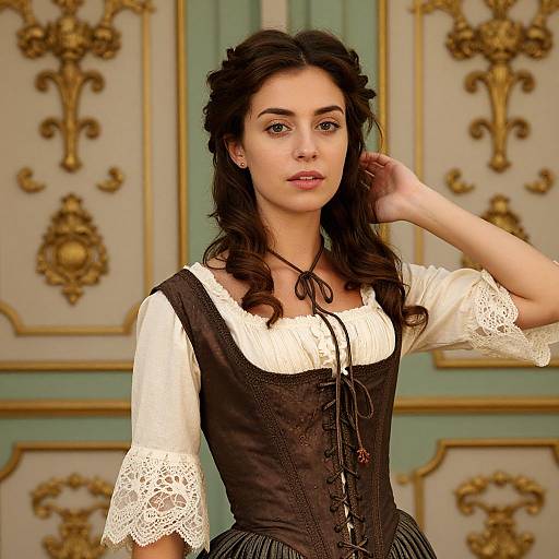 18th-Century Elegant Historical Reenactment