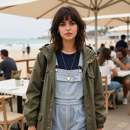 Streetwear Fashion at Beachfront Dining