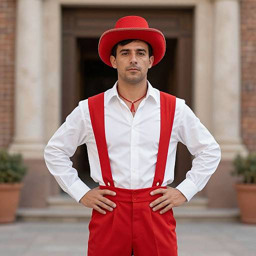 Man in Traditional Spanish Dressing Costume