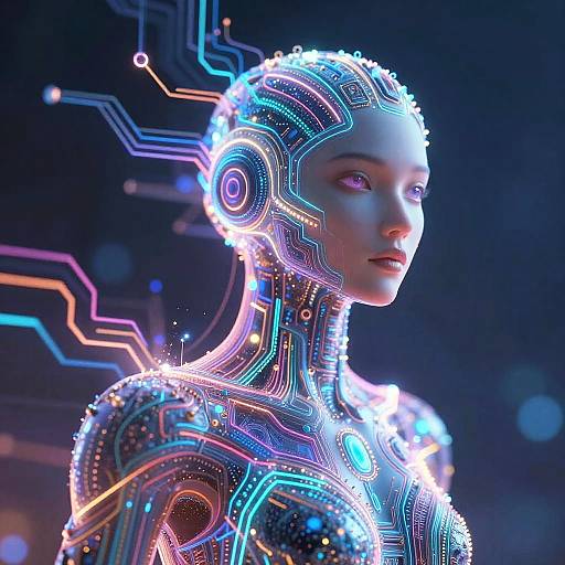 Futuristic AI Digital Painting