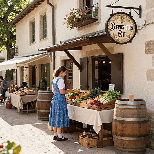 Cozy 17th-Century Market Scene