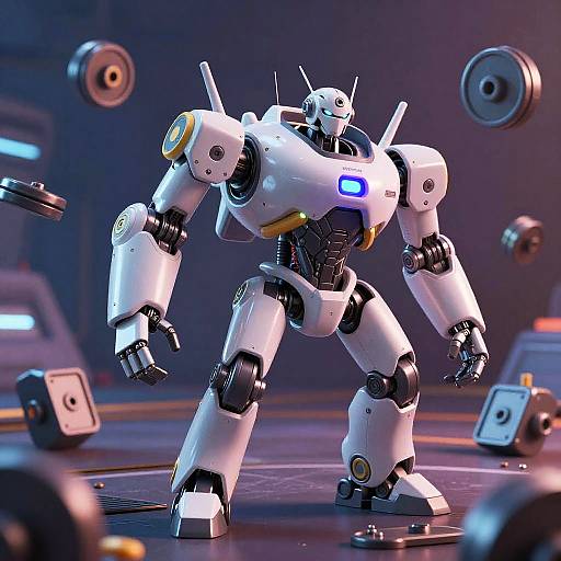 Sci-Fi Animated Robotic Weight Creatures