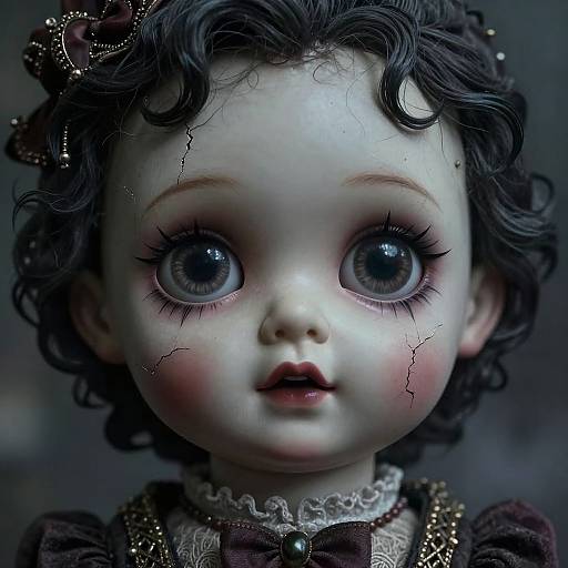 Haunted Victorian Doll Portrait