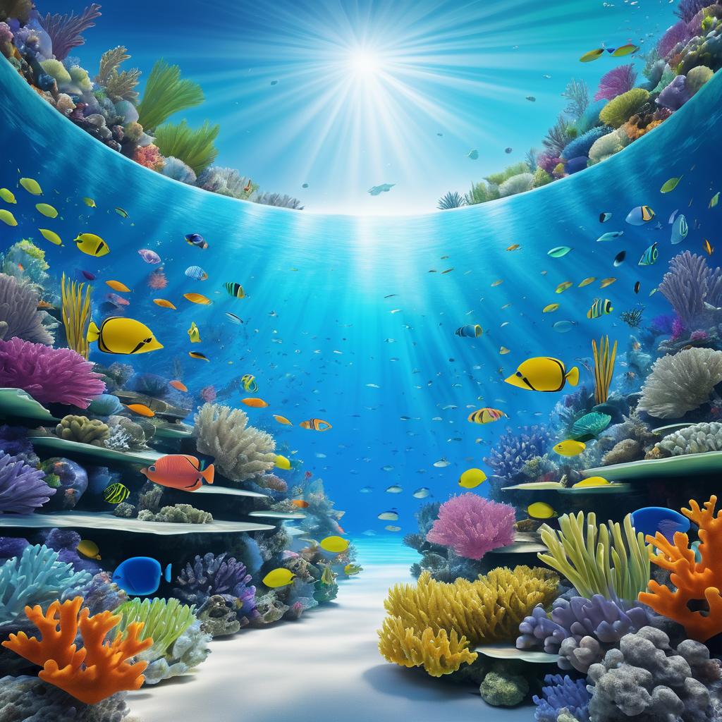 Vibrant Underwater Coral Reef Serenity