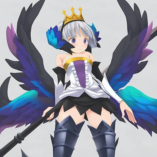 Illustration of Gwendolyn (odin sphere), odin sphere in the style of Kloah