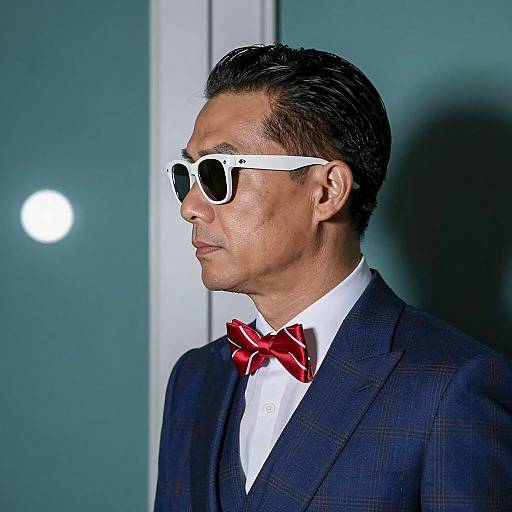 Stylish Man in Profile Portrait Shot