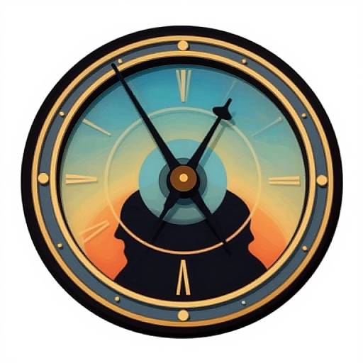 Vintage Astronomical Clock Sticker Art