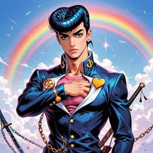 Josuke Higashikata in School Uniform