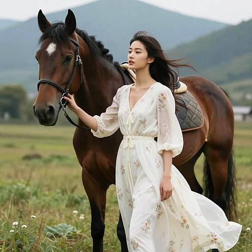 Romantic Sissi in Lush Countryside