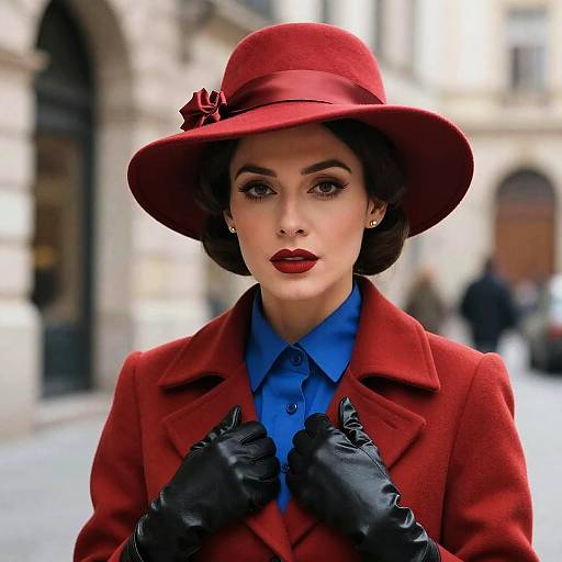 Photorealistic Carmen Sandiego Portrait