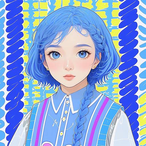 Illustration of Dorothy west, pretty series in the style of Ryusei hashida