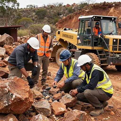 AngloGold Exploration in Rugged Terrain