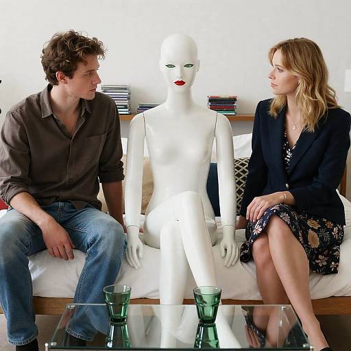 Dynamic Scene with Mannequin and People