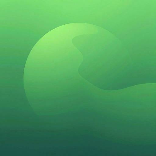 Vibrant Emerald Green Abstract PFP