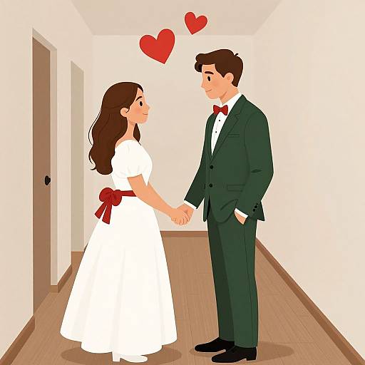 Romantic Proposal Illustration by Condominas