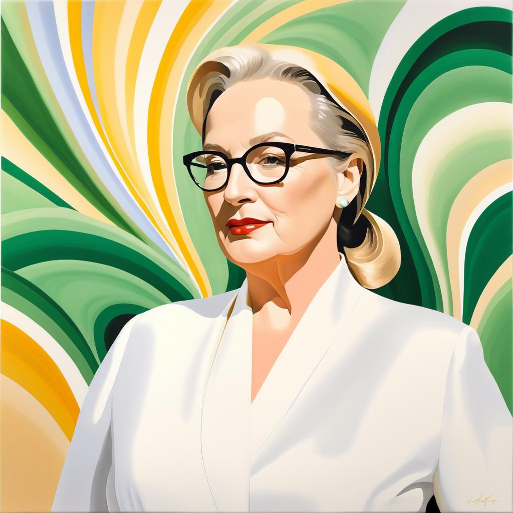 Meryl Streep as Georgia O'Keeffe Inspiration