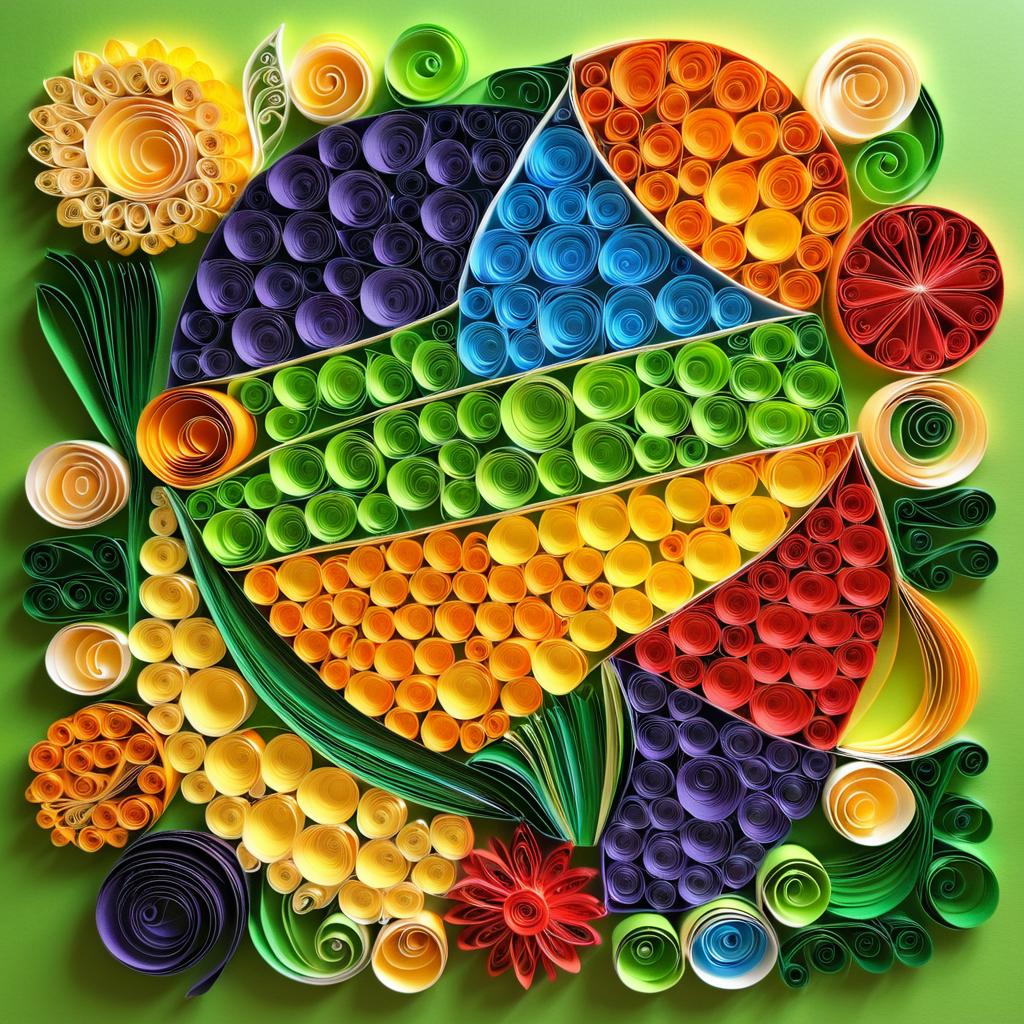 Vibrant Paper Art Addressing FoodWise Challenges