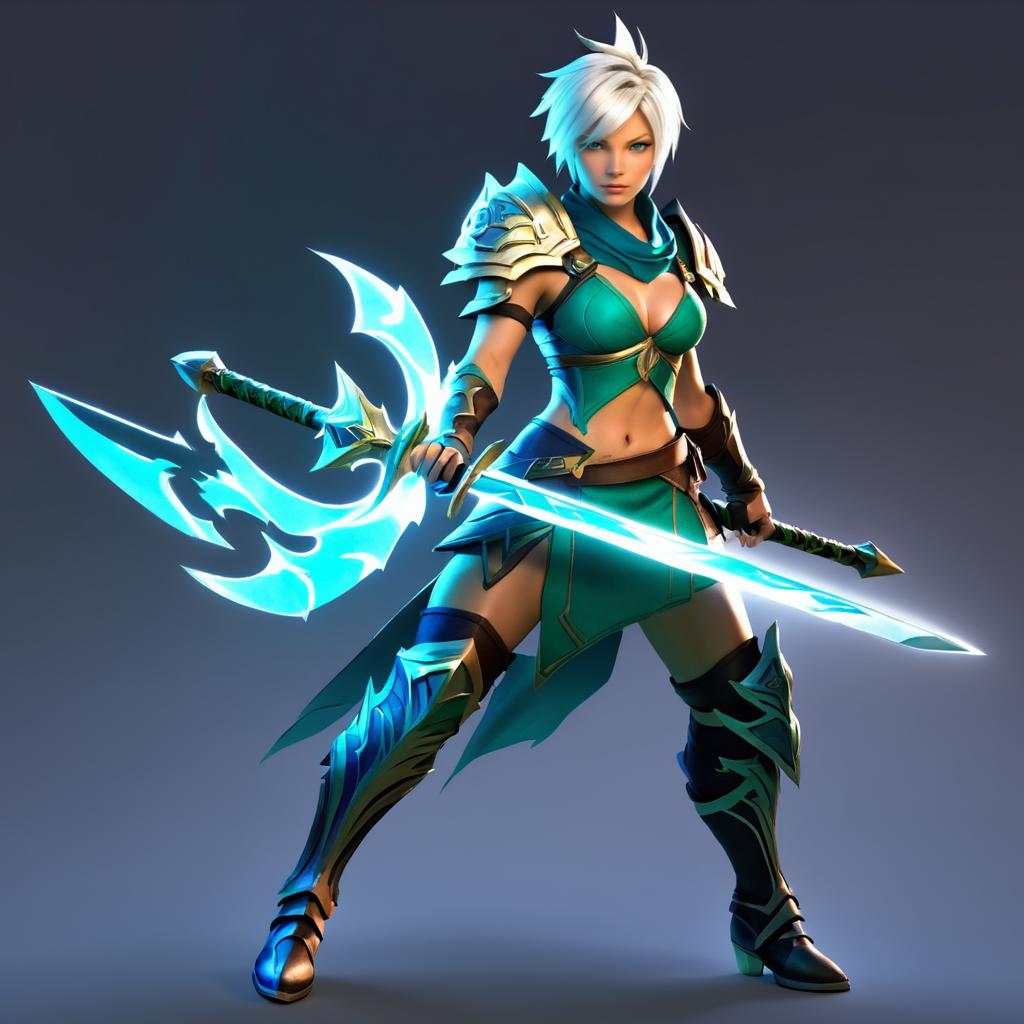 Broken Sword Warrior: Riven Character Design