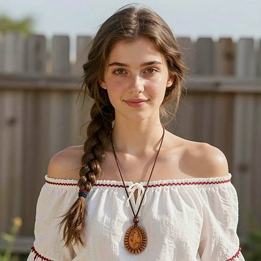 Bohemian Style Tunic Top Portrait