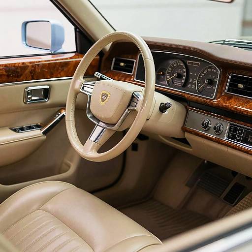Vintage Cadillac Eldorado Interior Close-up