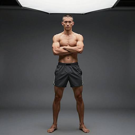 Intense Full Body Fitness Portrait