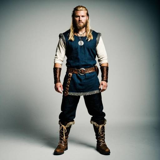 Contemporary Male Viking Fashion Portrait