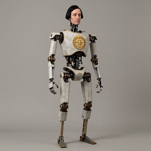 Nineteenth Century Humanoid Robot with Golden Order