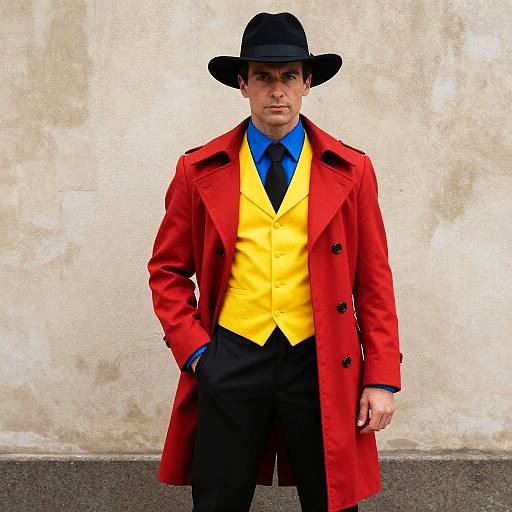 Confident Arséne Lupin III Cosplay Portrait