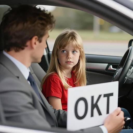 Candid Car Conversation Between Two