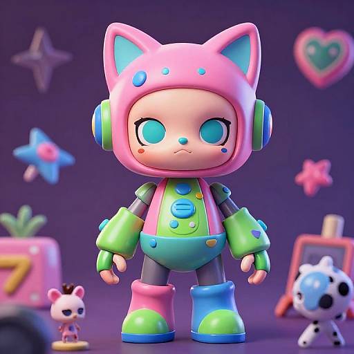 Ozymandias Robot in Dollcore Style