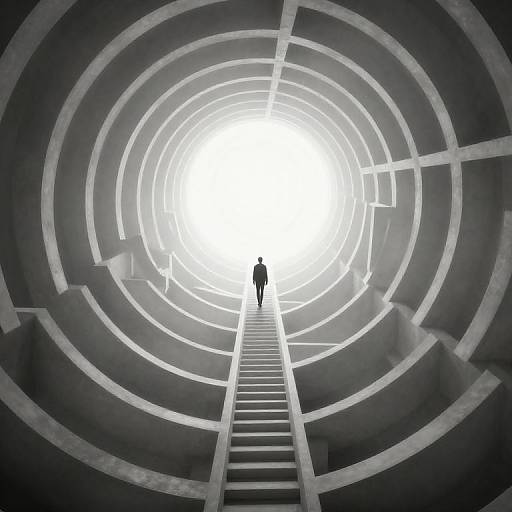 Luminous Labyrinth Ascending Figure