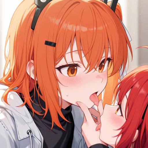 Intimate Yuri Moment with Adachi Rei