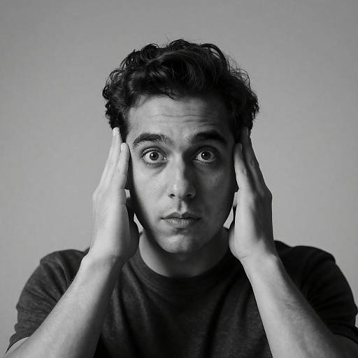 Emotional Portrait: Man with Dark Hair