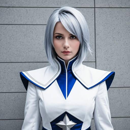 Sleek Silver Cosplay for Discord Fan