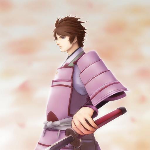 Illustration of Mouri motonari (sengoku basara), sengoku basara in the style of Isaki (gomi)