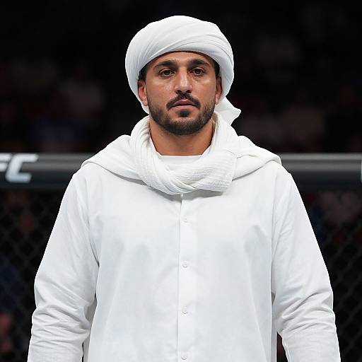 UFC Fighter Wearing White Turban