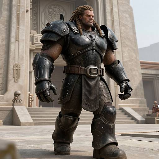 Cybernetic Warrior at Coruscant Ruins