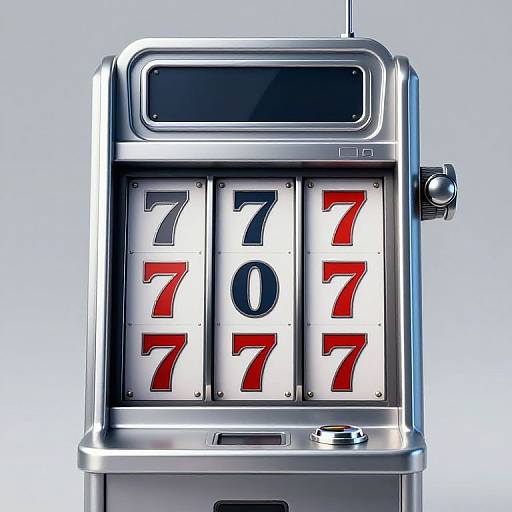 Futuristic Retro Slot Machine Design