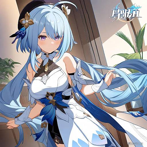 Illustration of Griseo, honkai (series) in the style of Okina ika