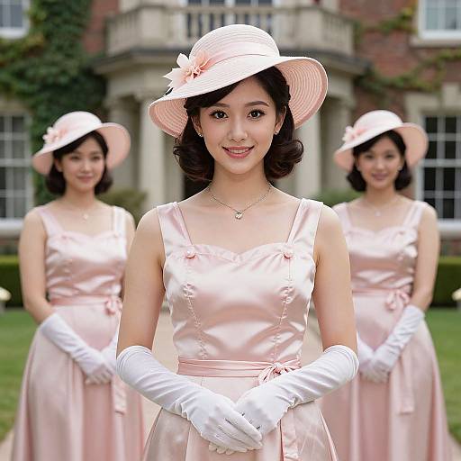 Vintage 1940s Glam Bridesmaid