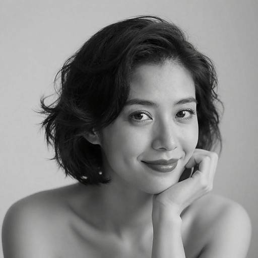 Elegant Black and White Portrait Photography