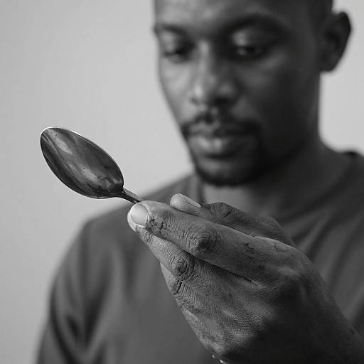 Close-Up of Hands in Artistic Blur