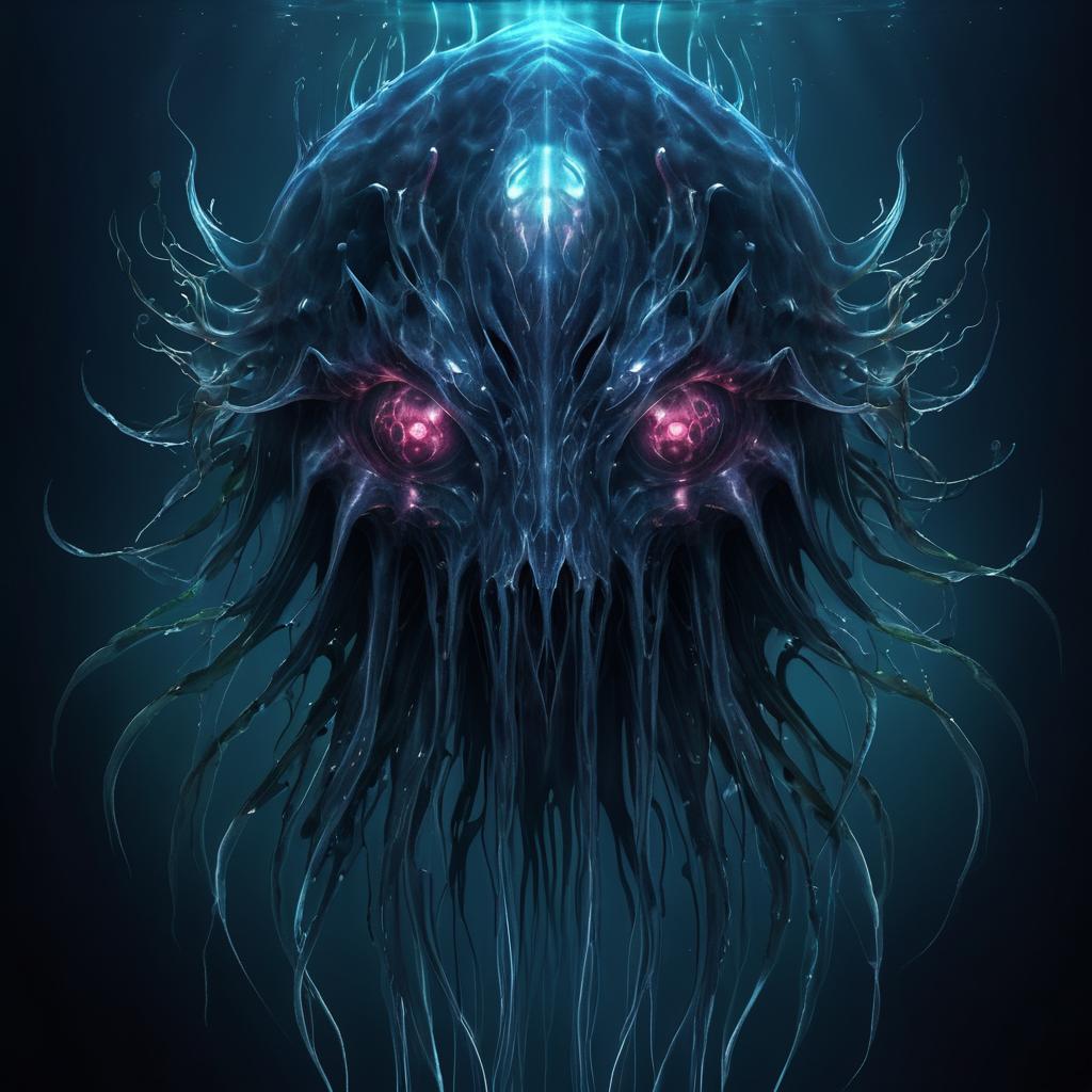 Ultra-Detailed Jellyfish Monster Portrait